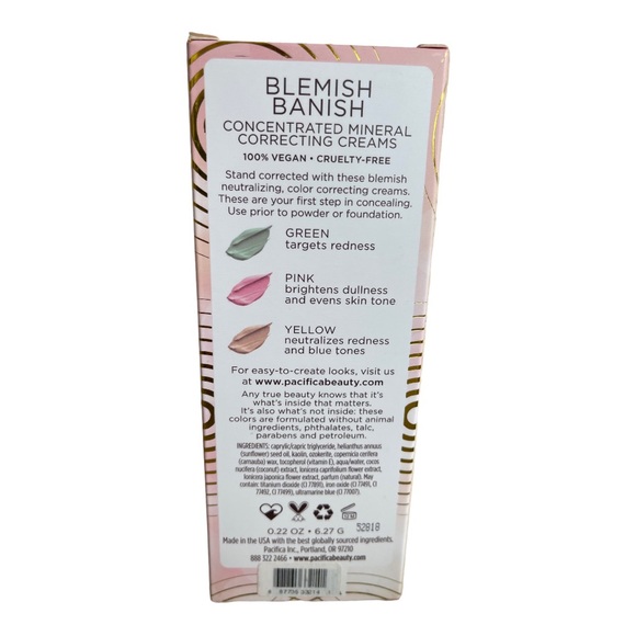 Pacifica Beauty Blemish Banish Concealers Correcting Creams .22 Ounces New - Picture 2 of 3